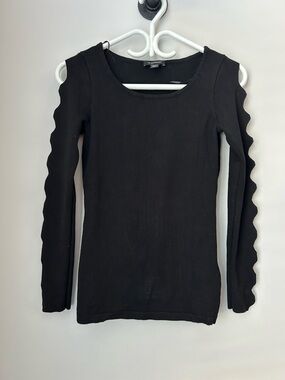 Le Chateau Cutout Sleeve Sweater
